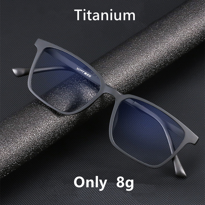 Yimuili Ultralight Nyaman TR90 Kacamata Wanita Titanium Murni Retro Persegi Optik Resep Kacamata Bingkai Pria Y9822