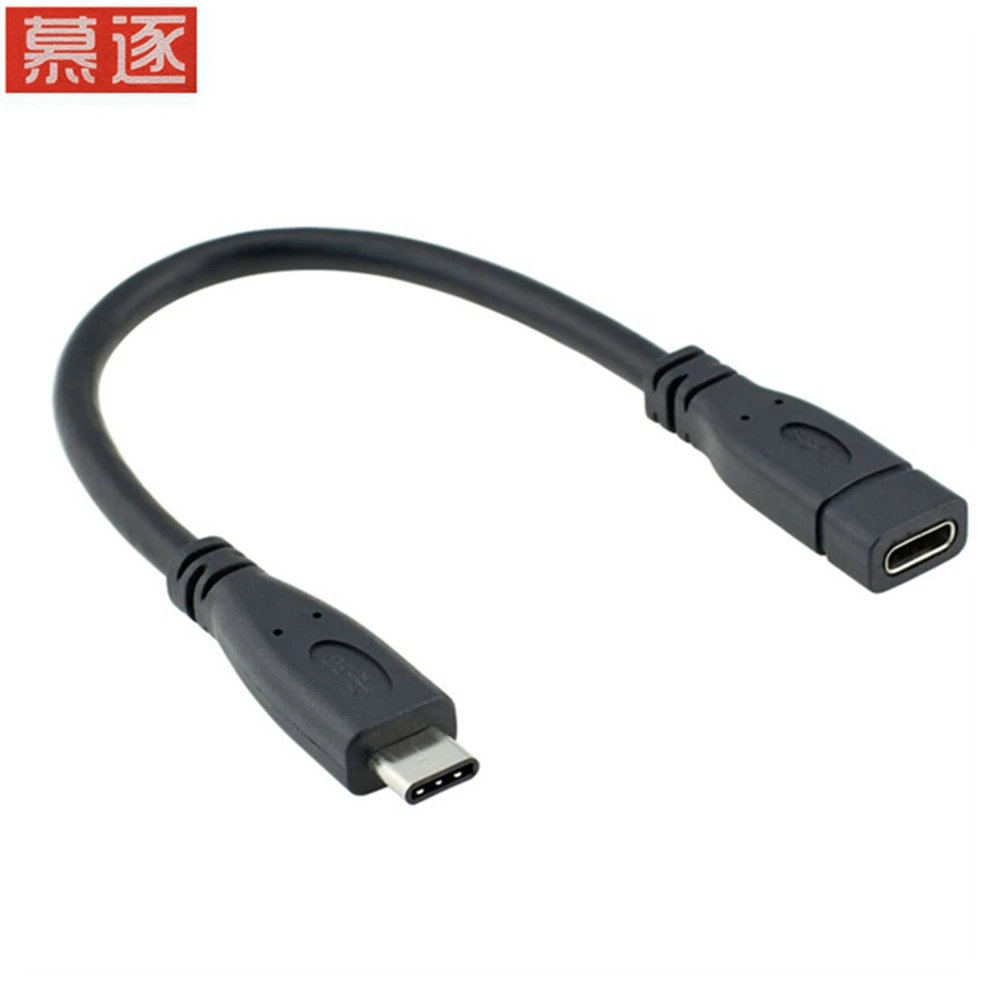 USB C Kabel Ekstensi USB 3,1 Kabel Video Data Usb-c Pria/Wanita Kabel Ekstensi Konektor Kabel Ekstensi 0,2,5 M/1M