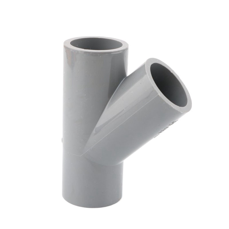 1Pc 20 25 32Mm Màu Xám Ống Nhựa PVC Kết Nối Thẳng Khuỷu Tay Thun Chéo Khớp Nối Ống Nước Adapter 3 4 5 6 Cách Khớp