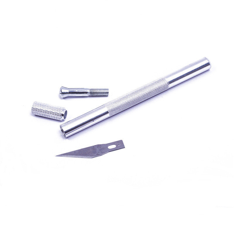 Multicolor Metal Scalpel Knife Tools Kit Non-Slip Blades Engraving Knife Mobile Mobile Phone Film Paper Cut Carving Tools #11