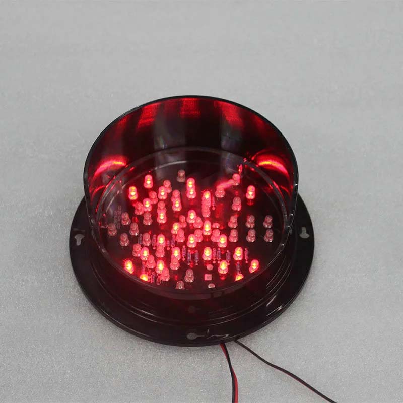 적십자 및 녹색 화살표 LED 신호등, 도로 안전 교통 안전용, DC12V 또는 DC24V 독점, 125mm