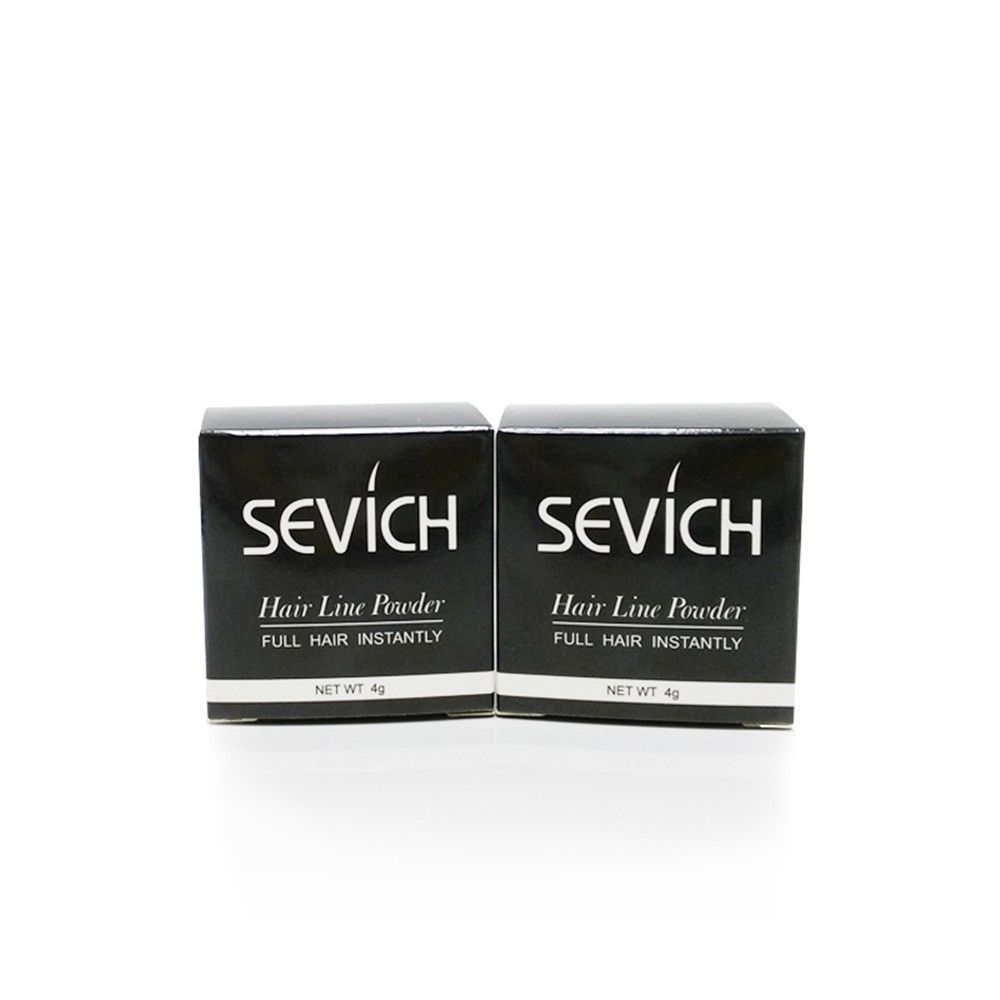 Polvo de relleno de reparación de rayones con soplo Sevich, polvo fino esponjoso Pang Line, polvo de sombra para la frente, corrector de maquillaje para el cabello, 1 unidad