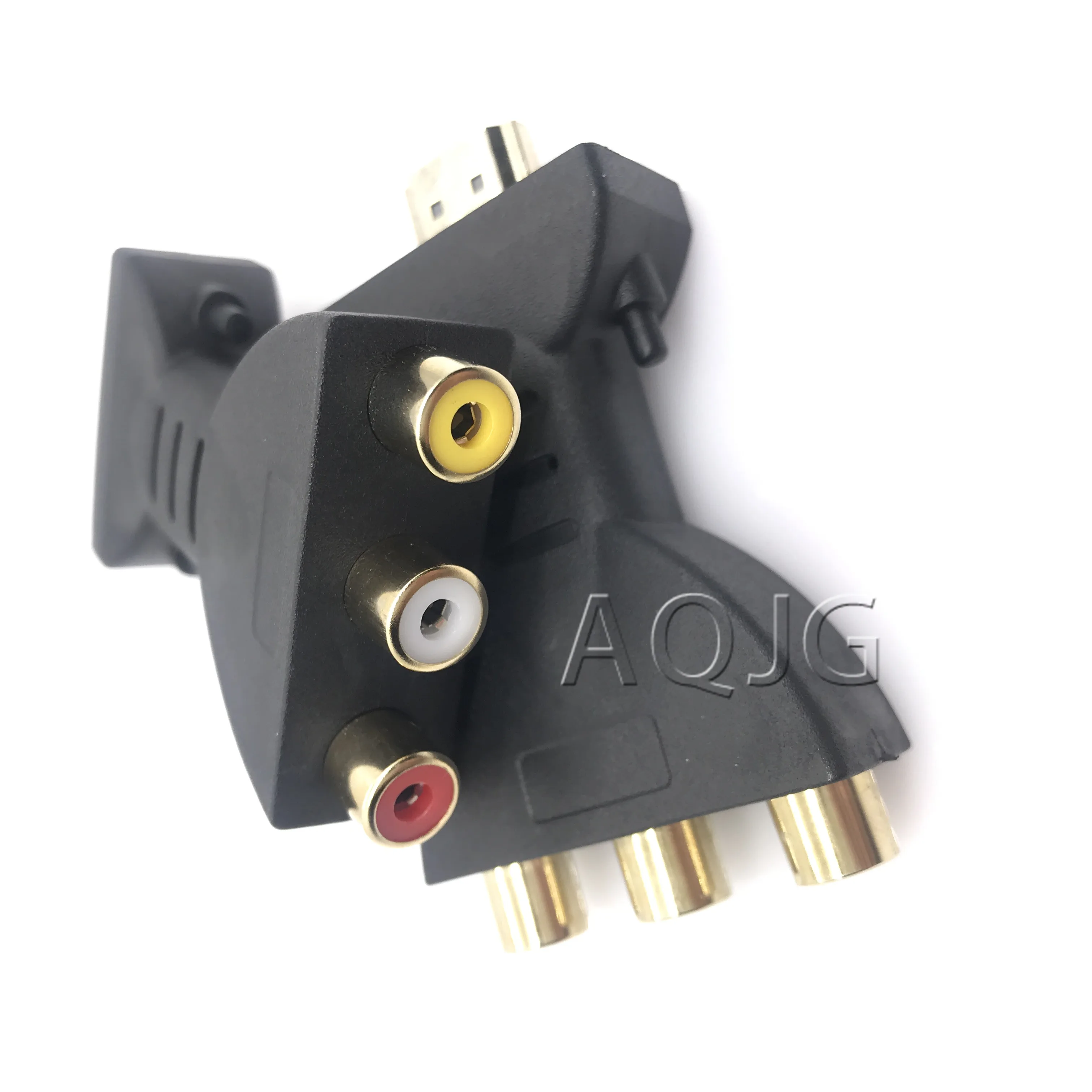 HDMI-Kompatibel dengan Konverter RCA Kotak Video AV/RGB/RC HD 720*1080 Mendukung Output NTSC PAL HDMI-Kompatibel dengan 3 RCA