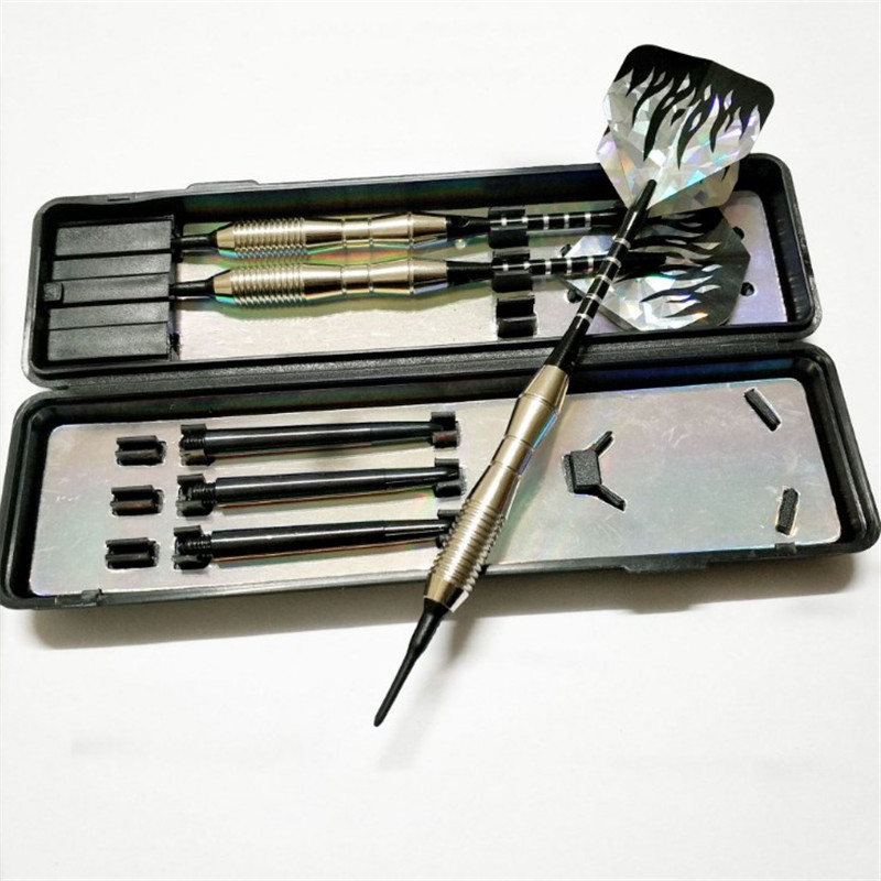 Dardos electrónicos profesionales de punta suave, dardos de 18g con eje de aleación de aluminio, color púrpura