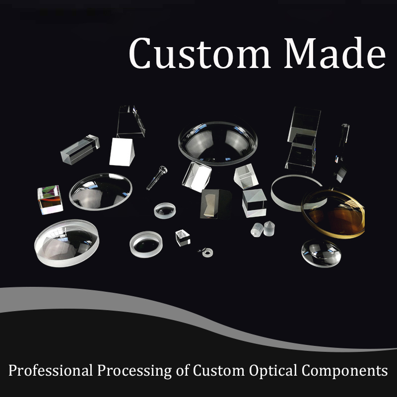 Optik Lensa Cembung Kaca Pembesar K9 Kaca Warna Prisma Kustomisasi Dukungan