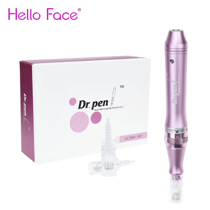 เครื่องเจาะเล็บไฟฟ้า Dr. Pen Ultima M7 Meso, Derma Pen, เข็มจักรรานี, การบำบัดด้วยเข็มจักร, รุ่น M7 หัวเชื่อมต่อ, เครื่องมือดูแลผิวหน้าและสปา