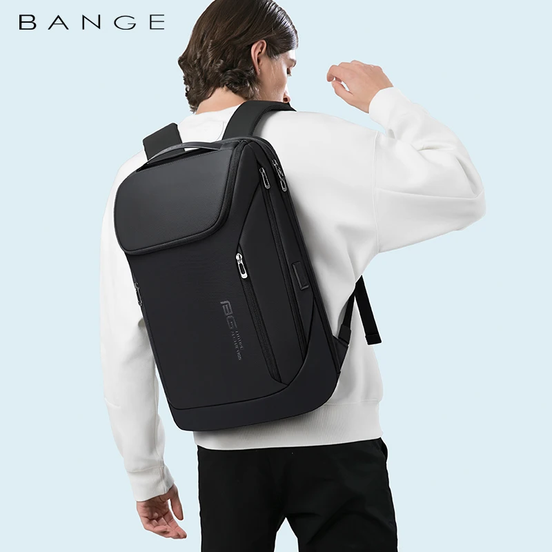 BANGE Antirrobo Mochila impermeable para computadora portátil 17 Bolsa de computadora Viajes Negocios Senderismo Mochilas Mochila escolar Mochila para hombres