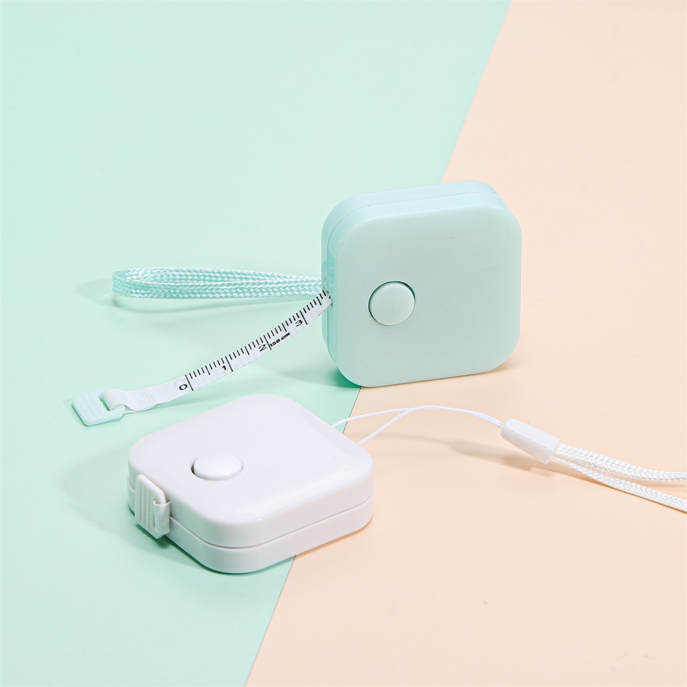 1 個 150 センチメートル/60 インチポータブルテープメジャーマカロン定規子供の身長定規センチメートルロールテープ DIY ジュエリー工芸ツール