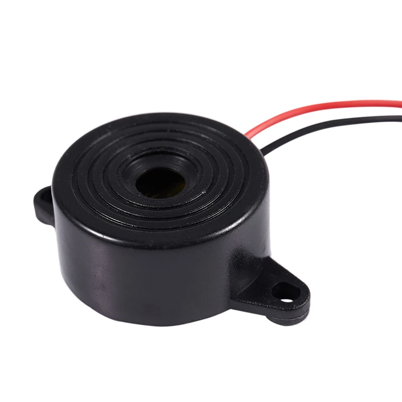 RISE-5 Pcs DC 3-24V 85dB suono cicalino elettronico allarme nero 23x12mm