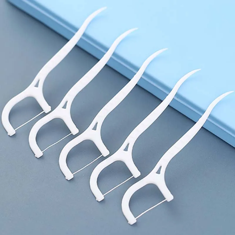 100 Chiếc Chỉ Nha Khoa Flosser Phím Tăm Răng Dính Làm Sạch Răng Bàn Chải Kẽ Răng Chỉ Nha Khoa Chọn Vệ Sinh Răng Miệng Chăm Sóc