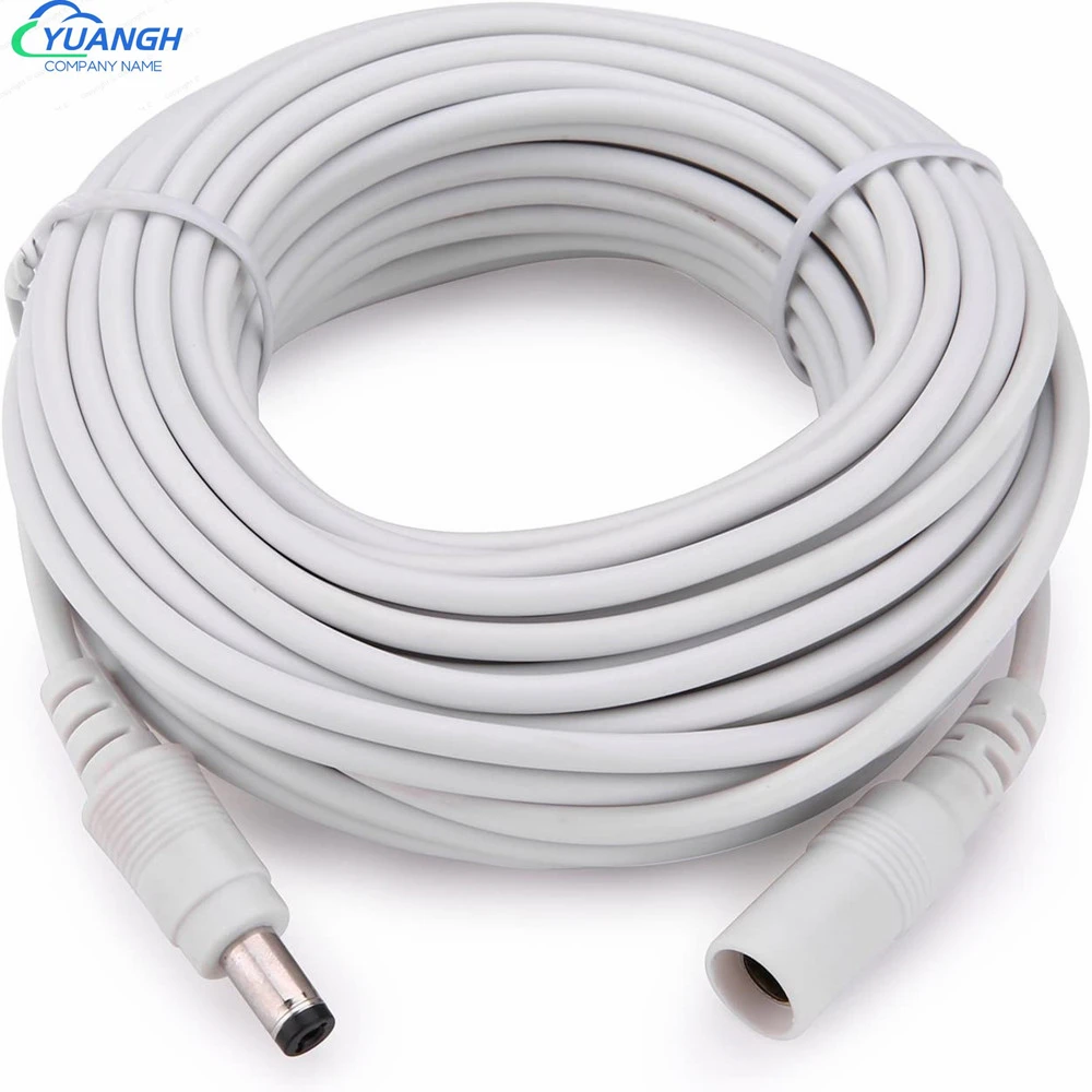 Cable de extensión del adaptador de corriente DC 12V 5,5*2,1mm Cable de alimentación macho hembra Cable de extensión para enrutador de cámara CCTV