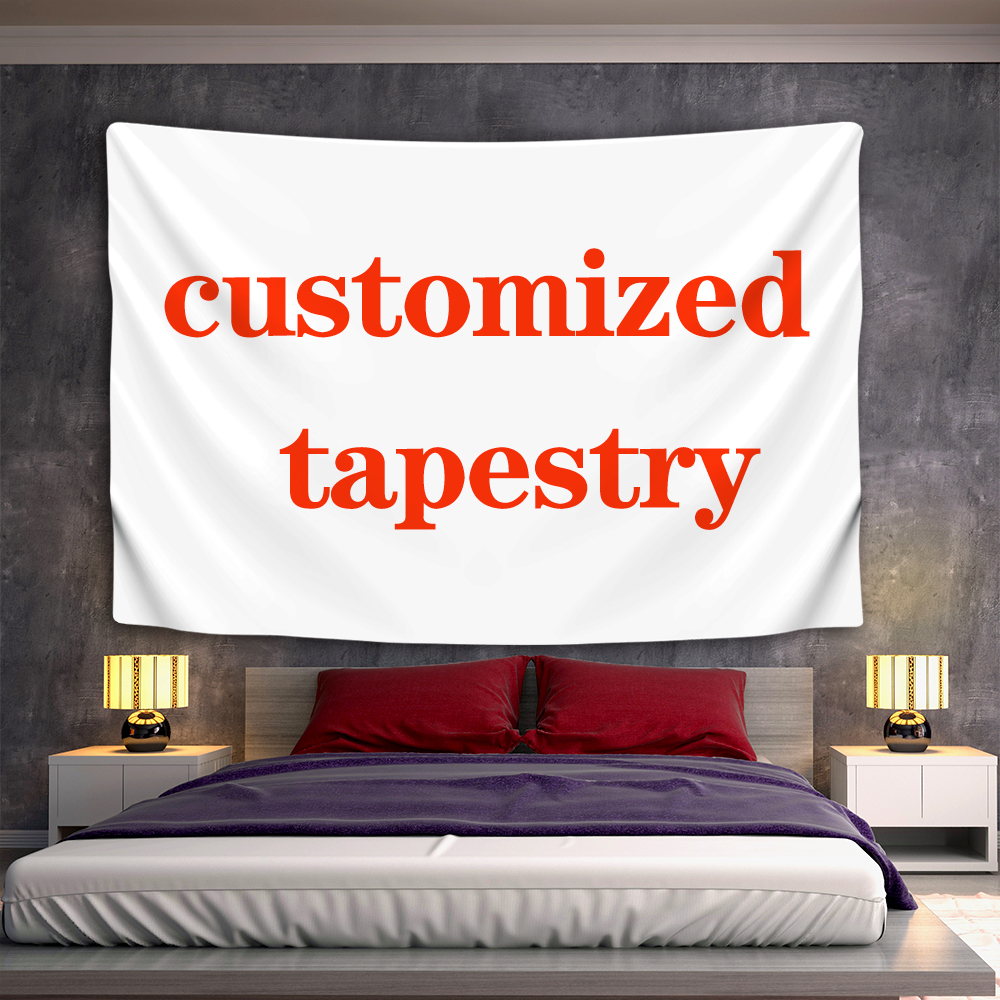 Tapiz personalizado, tapices de Mandala bohemio, tapiz de pared de brujería, imprime tu foto, manta colgante de pared Hippie