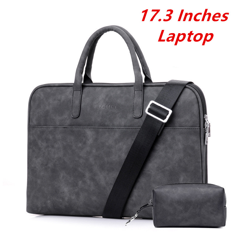 17 Inch 17.3 "Laptop Túi Máy Tính Đẹp Đơn Giản Nam Thời Trang Túi Xách Da Nữ Doanh Nhân Cặp