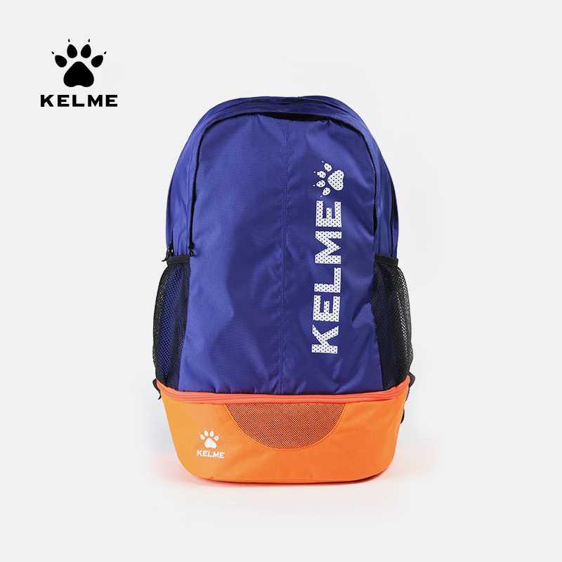 KELME กระเป๋ากีฬาสําหรับผู้ใหญ่เด็กฟุตบอลอุปกรณ์การฝึกอบรมกระเป๋าเป้สะพายหลังรองเท้ากระเป๋ากระเป๋าเป้สะพายหลังลําลองความจุสูง 9891020