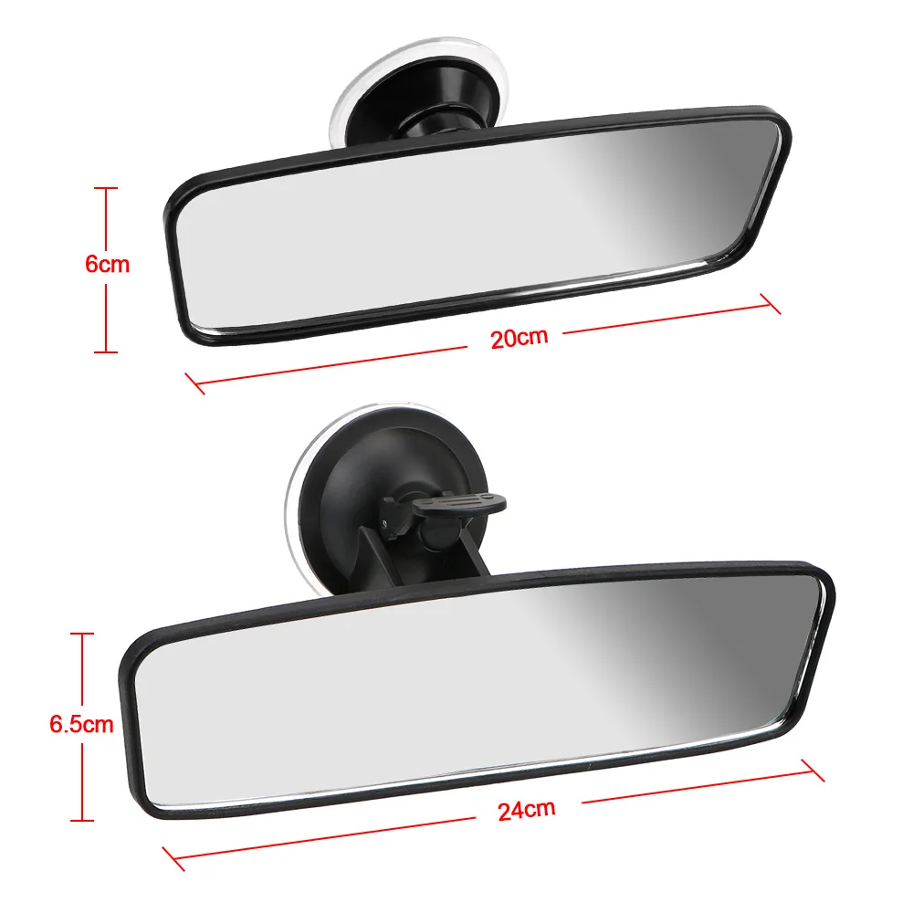 LEEPEE Espejo retrovisor interior del coche Espejo retrovisor gran angular 360 °   Gire accesorios universales para automóviles con ventosa ajustable