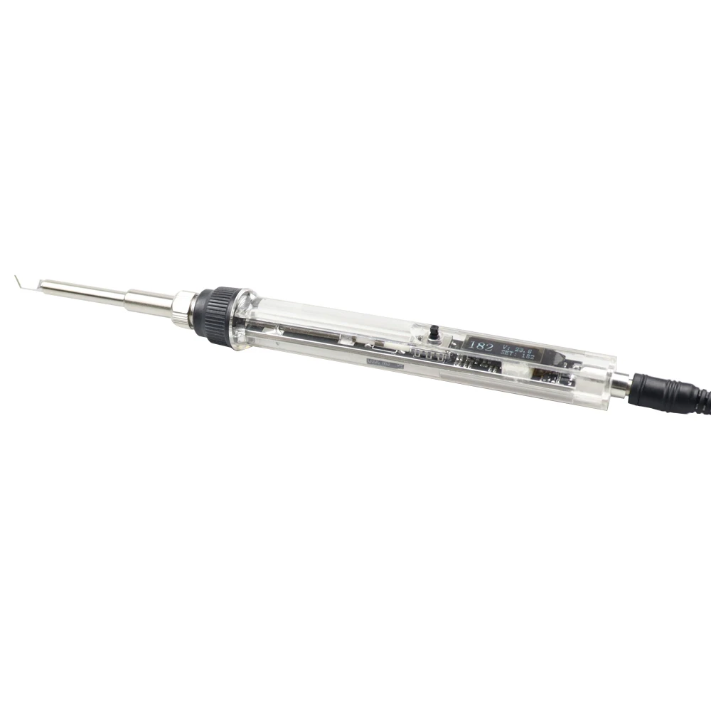 T12 Mini Soldering Iron DC 12-24V 72W Digital OLED  Adjustable Temperature Electric Welding Solder Tip Station Tool Not SH72