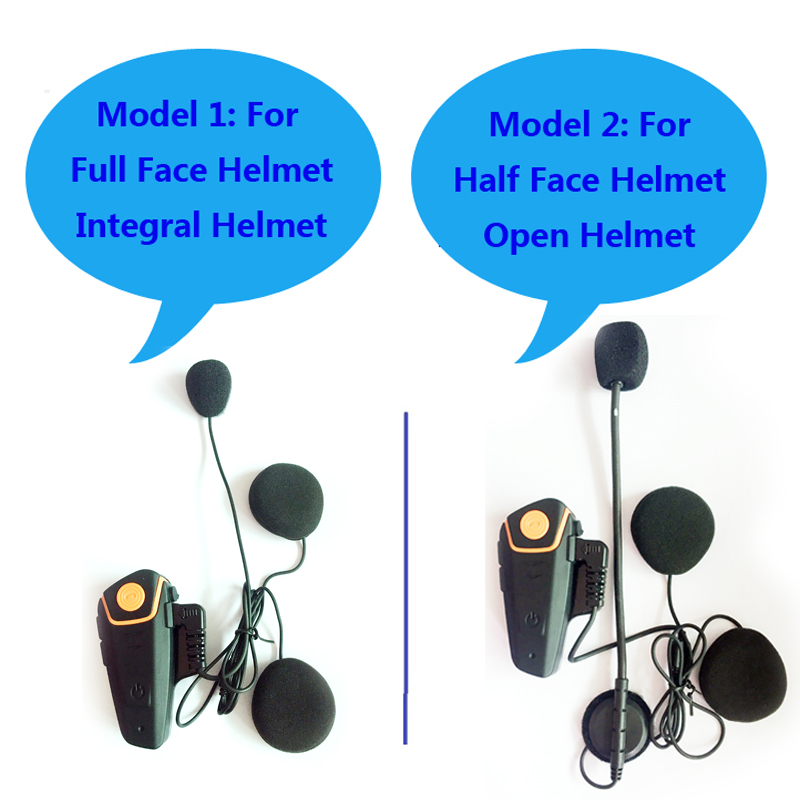 BT-S2NS Motorrad Helm BT Headset Intercom Moto Wasserdichte Multi BT Interphone 1000M Interfones MP3 FM Intercomunicador