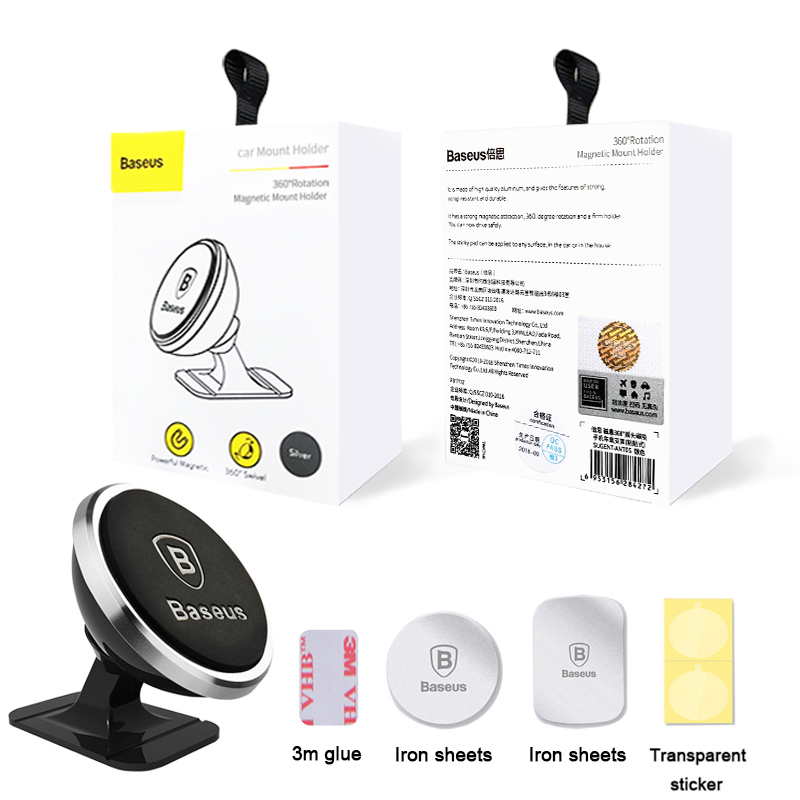Baseus 磁気自動車電話ホルダー iPhone 12 11 X サムスンマグネットマウント車ホルダー電話車の携帯電話ホルダースタンド