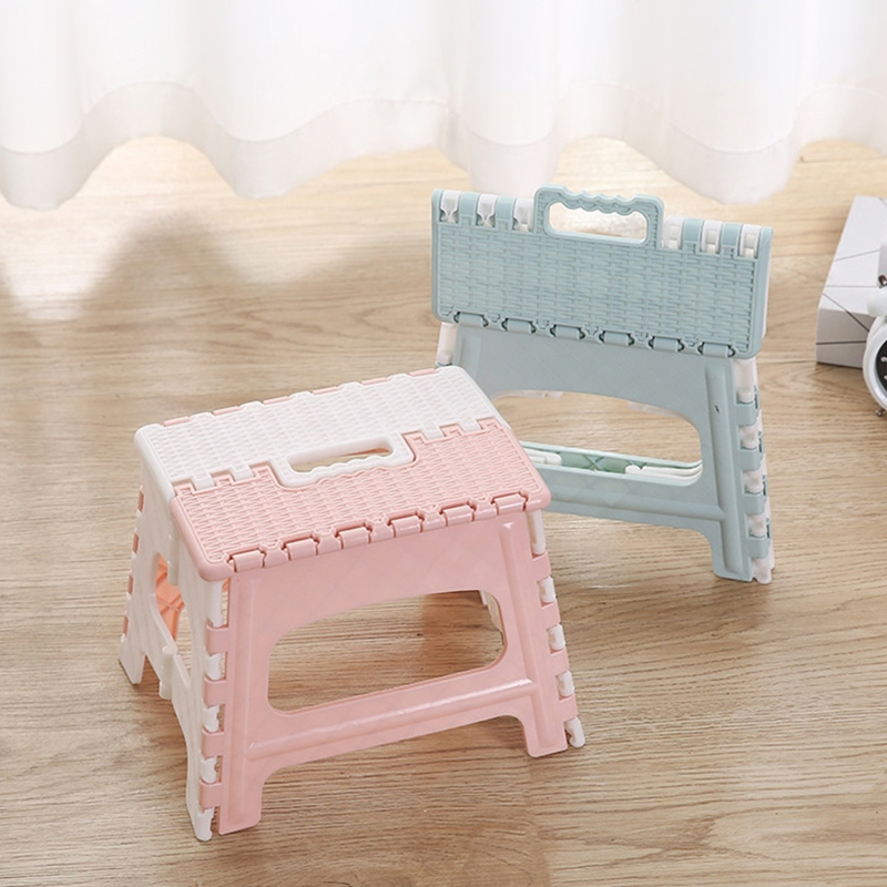 พลาสติกแบบพกพาห้องน้ำพับสตูลเด็กผู้ใหญ่กลางแจ้งอเนกประสงค์แบบพกพาเก้าอี้พับ Store