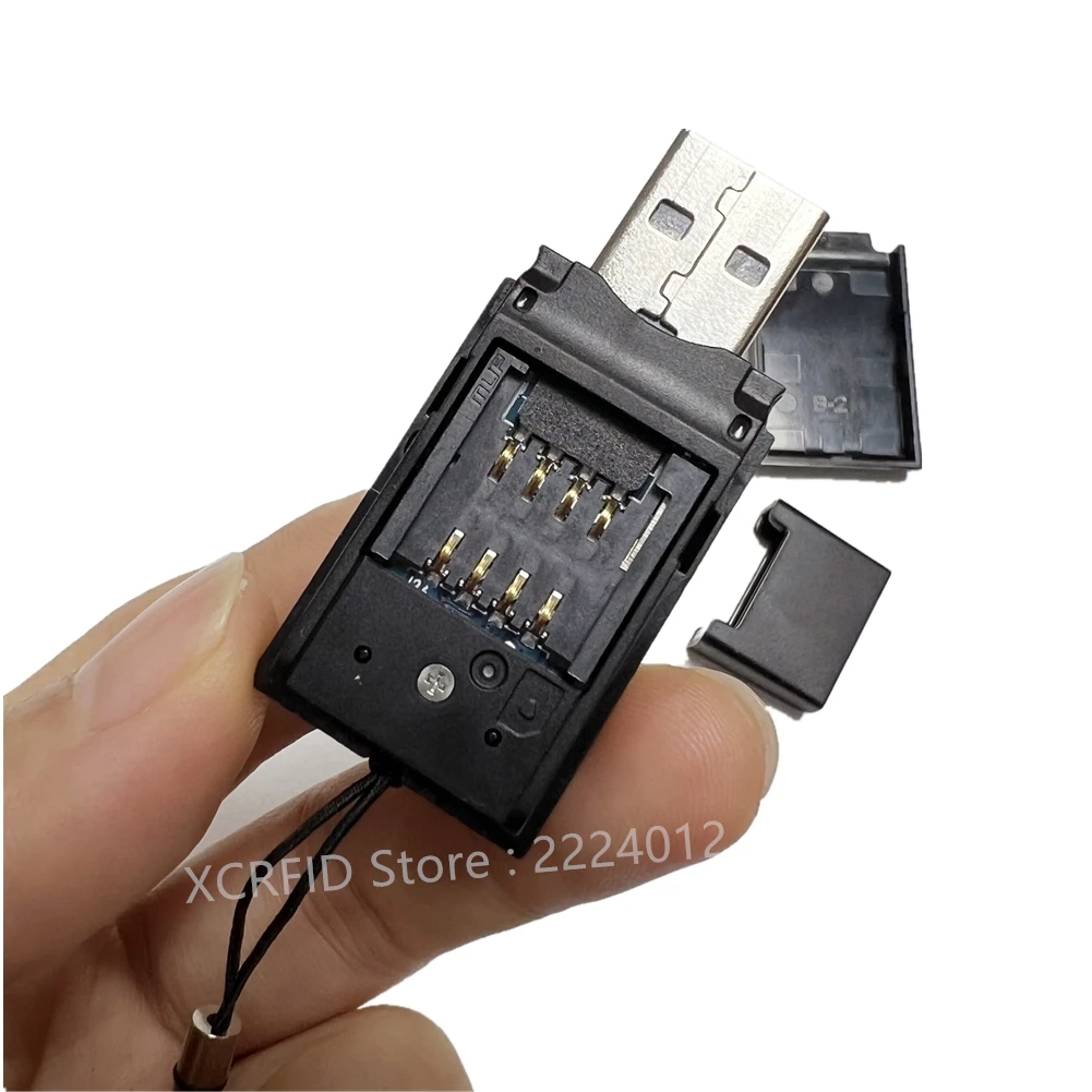 LTE ICCID IMSI lector de tarjetas SIM programador 2FF 3FF 4FF 2G 3G 4G Writbale SIM + 5 uds tarjetas en blanco SIM + herramienta personalizada SIM