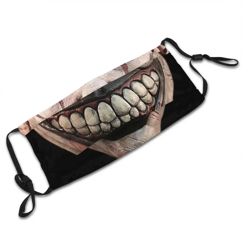 Ahs Twisty The Clown สยองขวัญหน้ากากปิดหน้าหน้ากากผู้ใหญ่เด็กล้างทำความสะอาดได้ Pm2.5กรองโลโก้ความคิดสร้างสรรค์ฮาโลวีน