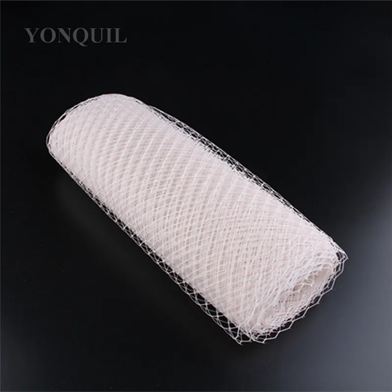 25/45 CM Breite Russische Schleier Hut Vogelkäfig Schleier Netting Mesh Stoff Für Hochzeit Mode Trim Netting DIY Haar Zubehör
