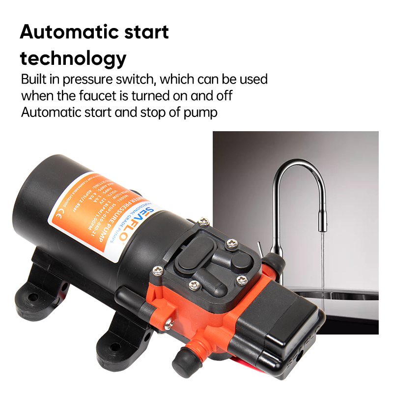 EAFLO 40 PSI 12 V scheepswaterpomp membraanpomp bootaccessoires douches toiletten