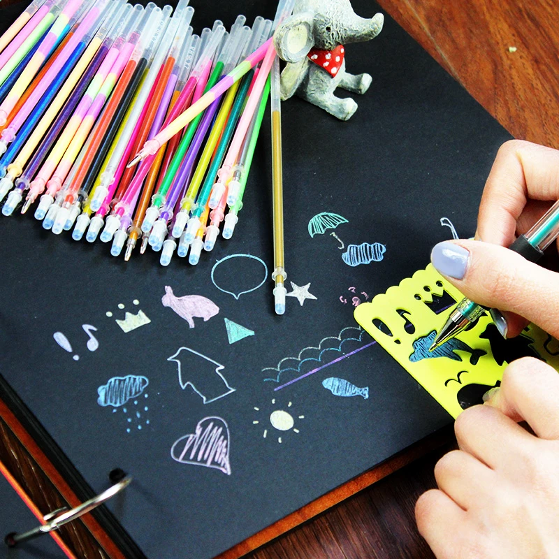 1.0Mm 100 Màu Bút Bi Huỳnh Quang Nạp Lại Chữ Màu Sắc Bút Êm Mực Tranh Graffiti Bút Học Sinh Sinh Viên Văn Phòng Phẩm 04116