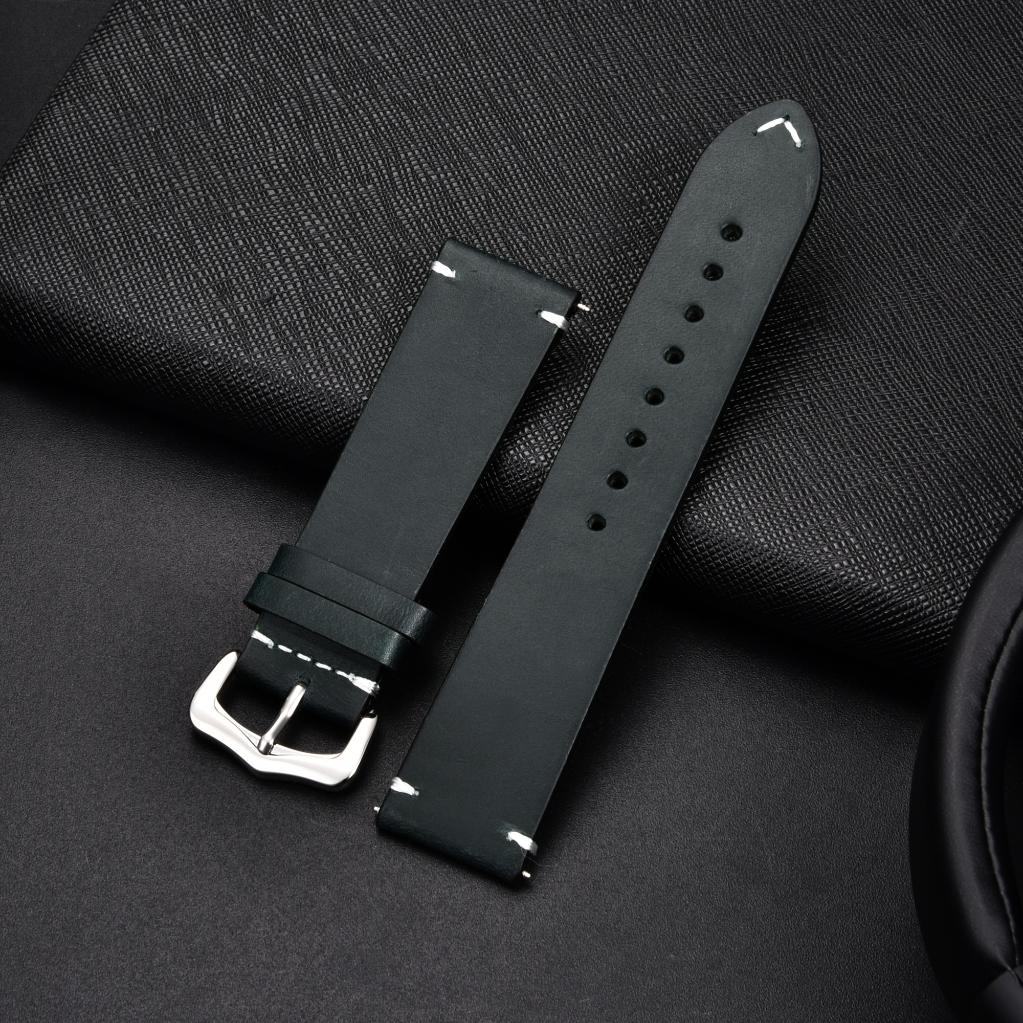 Retro Dây Da Chính Hãng Sáp Dầu Nhờn Sự Đổi Màu Da Bò Dây Da 18 20 22 24Mm Chất Lượng Cao Đồng Hồ Doanh Nhân ban Nhạc