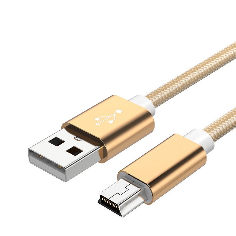 0.25M/1M/2M/3M Mini USB Cable Mini USB To USB Fast Data Charger Cable For MP3 MP4 Player Car DVR GPS Digital Camera HDD Mini USB