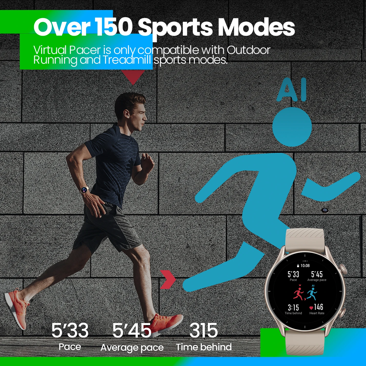Phiên Bản Toàn Cầu Amazfit GTR 3 GTR3 GTR-3 Đồng Hồ Thông Minh Smartwatch 1.39 "AMOLED Zepp Hệ Điều Hành Alexa Được Xây Dựng Trong Định Vị GPS Thông Minh cho Android IOS