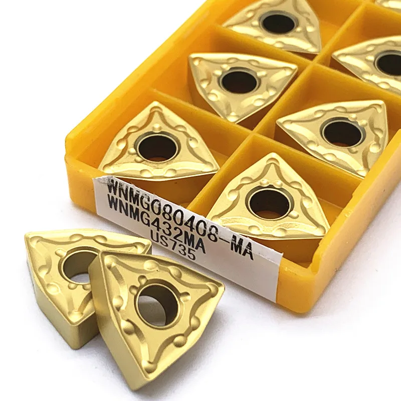 Carbide insert WNMG080404 WNMG080408 MA VP15TF UE6020 US735 High-Quality External Metal WNMG 080404/0808 Milling Turning Tool