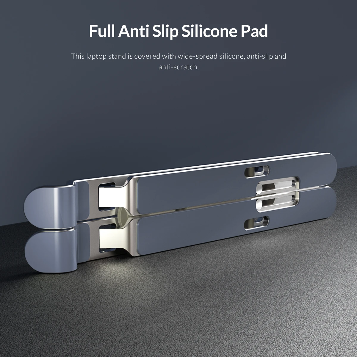 ORICO Foldable Laptop Stand Holder Riser Portable Adjustable Aluminum Notebook Stand Computer Stand 7 Angles for MacBook Tablets