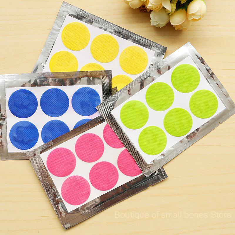 120 uds/60 uds pegatinas para mosquitos DIY pegatinas repelentes de mosquitos parches dibujos animados hogar al aire libre cara sonriente repelente