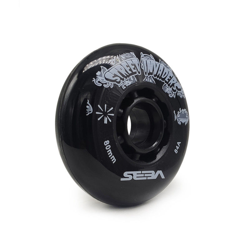 ET INVADERS-Roues de patins à roues alignées 84A, pour SEBA HV HL SKJ WFSC, haute roue, 72mm, 76mm, 80mm, roulement ILQ11, 4 pièces