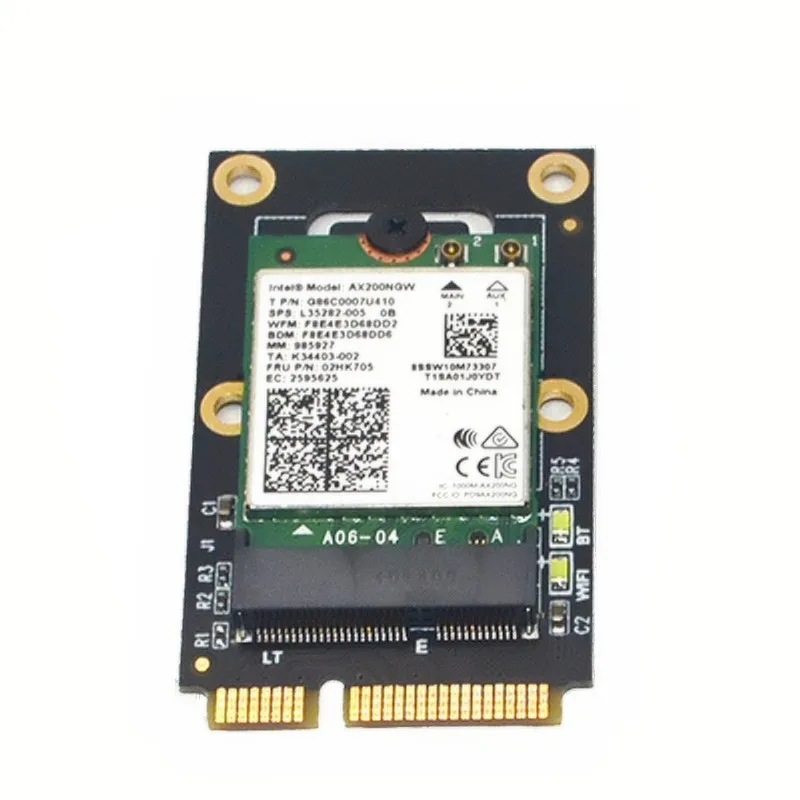 Адаптер M.2 Wifi M.2 NGFF к Mini PCI-E, адаптер для M.2 Wifi Bluetooth плата Wireless Wlan Card Intel AX200 9260 8265 8260 для ноутбука