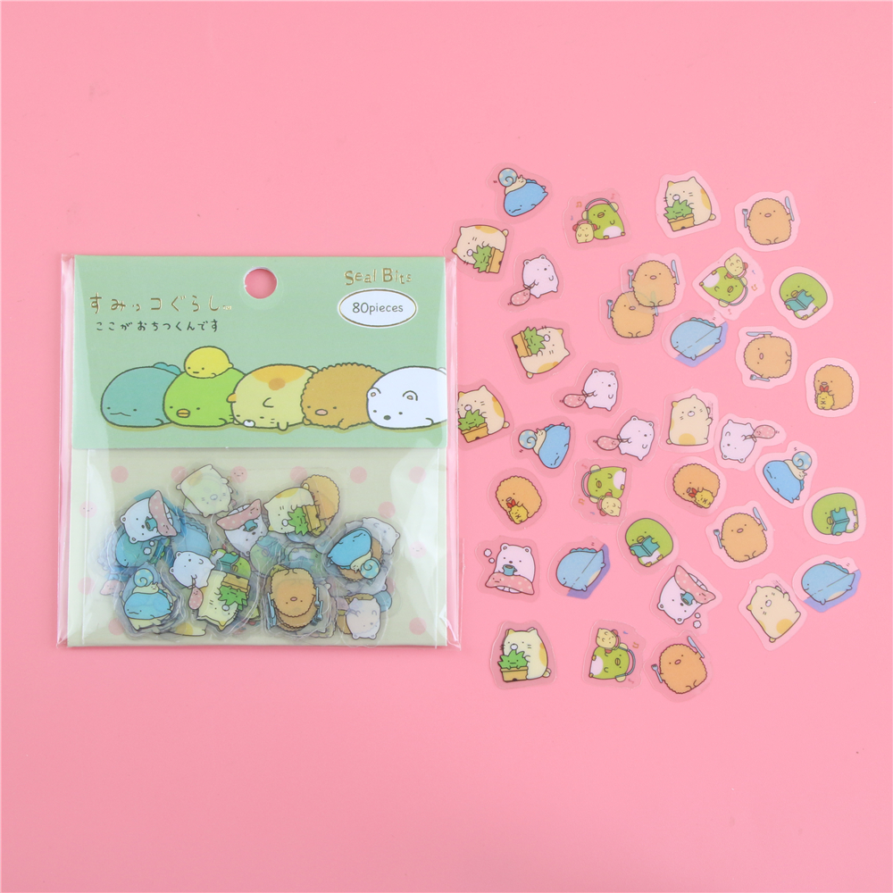 80 ชิ้น/แพ็คมุมได้อย่างง่ายดายหมีได้อย่างง่ายดายหมีสติกเกอร์แพ็คสติกเกอร์เด็กชุดเครื่องเขียน DIY สติกเกอร์ตกแต่งโน้ตบุ๊ค