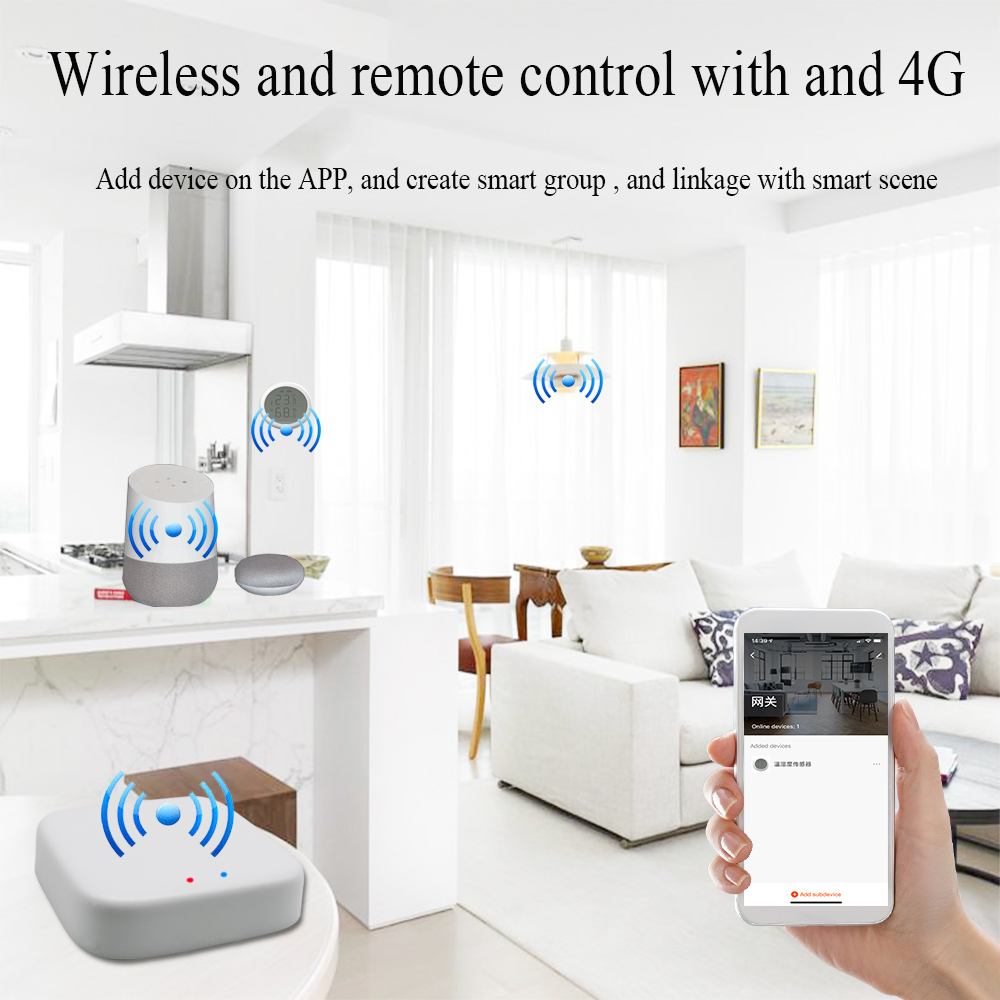 Tuya Wireless Smart Home Bluetooth Mesh Smart Gateway Hub Fernbedienung Geräte Smart Leben APP für Alexa Google Hause