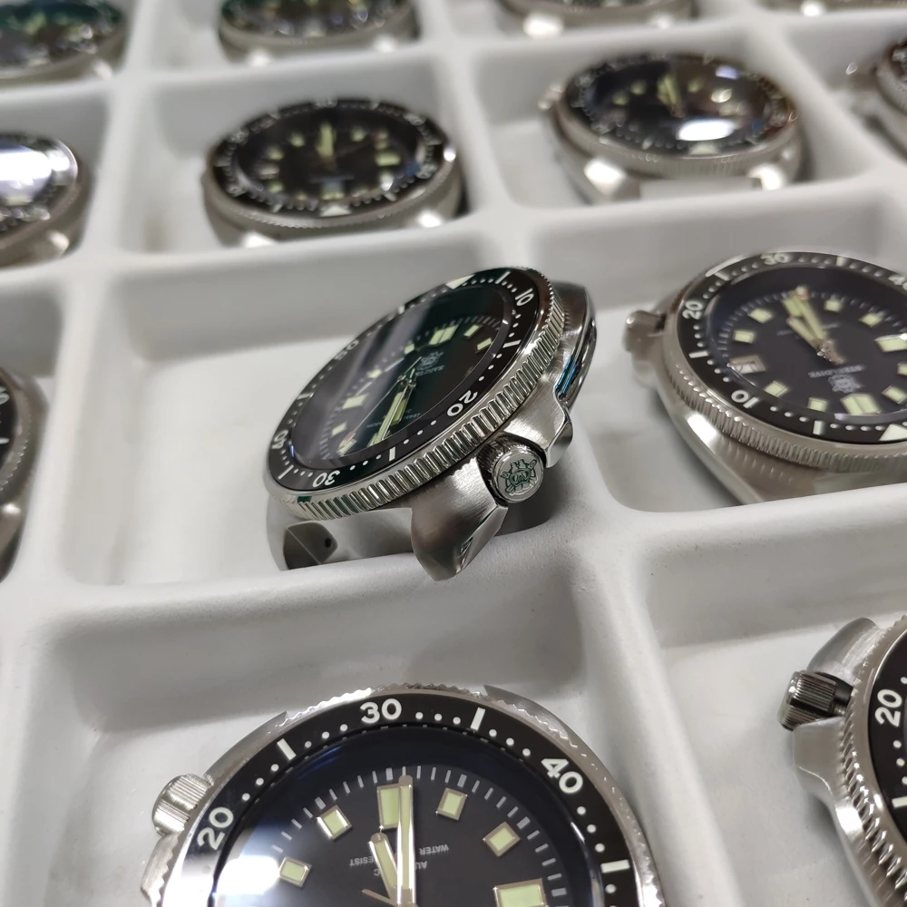 SD1970 ベストセラー Steeldive ブランド 44 ミリメートルサファイアガラスセラミックベゼルインサート発光メンズ NH35 ダイブウォッチセラミックベゼル