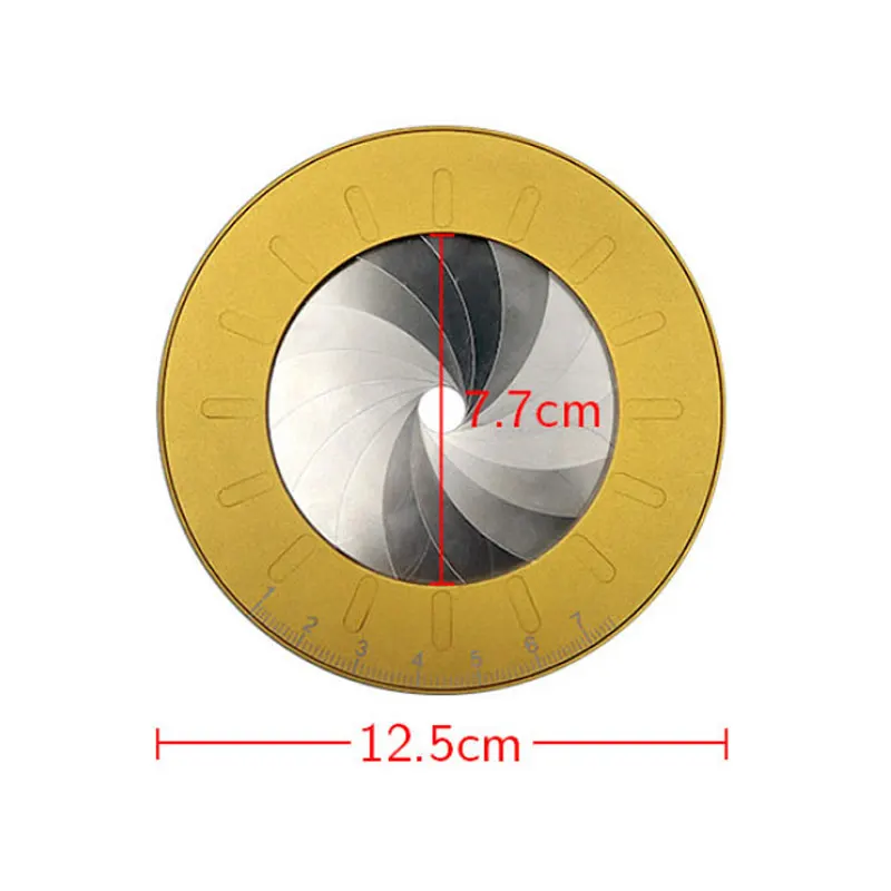Creative Rotatable Round 304 Stainless Steel Flexible Circle Drawing Ruler Compass Multifunction Adjustable Metal Measuring Tool