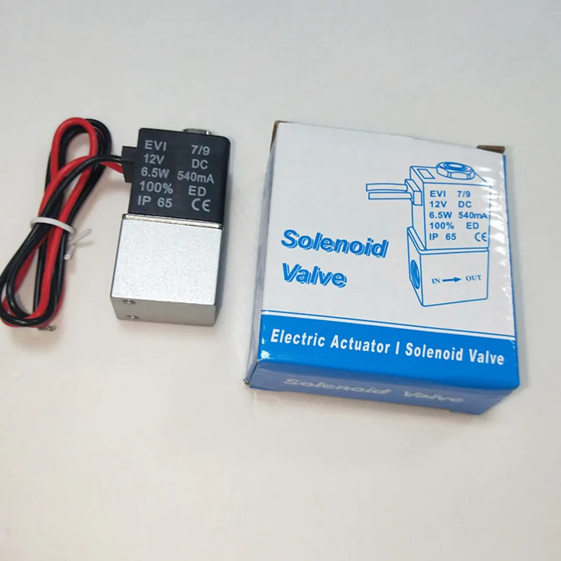 DC 12V 24V 110V 220V วาล์วขดลวดแม่เหล็กไฟฟ้า 1/4 "1/8" 2 WAY ปกติปิด Direct-acting วาล์วนิวเมติกสําหรับน้ําแก๊สร้อน