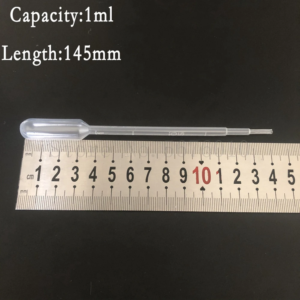 Bộ 100 Đến 500 Chiếc Phòng 0.2Ml 0.5Ml 1 2Ml 3Ml 5Ml 10Ml nhựa Pasteur Pipet Xả Clear Ống Nhỏ Giọt