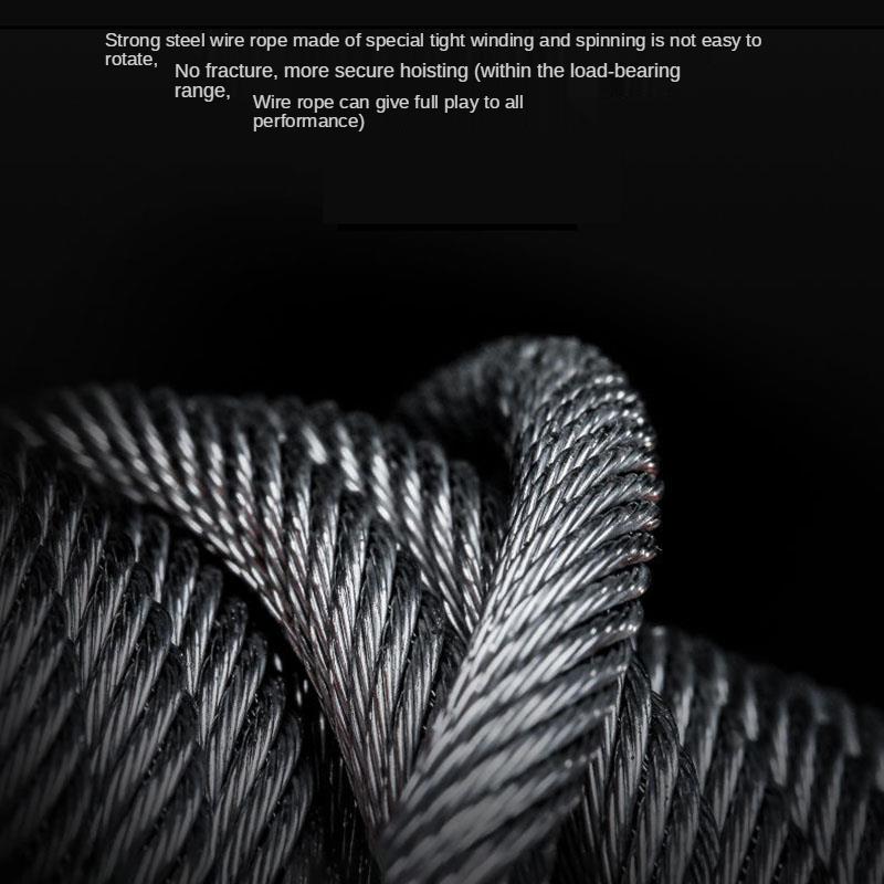 휴대용 크레인 전기 호이스트, 주택 개조, 화물 처리, 생산 작업장 리프팅, 500Kg