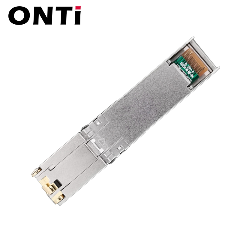 ONTi 10G RJ45 Медный модуль SFP+ 10GBase-Tx Ethernet Волоконно-оптический FTTH, совместимый с коммутатором Cisco/Mikrotik 30 м/80 м