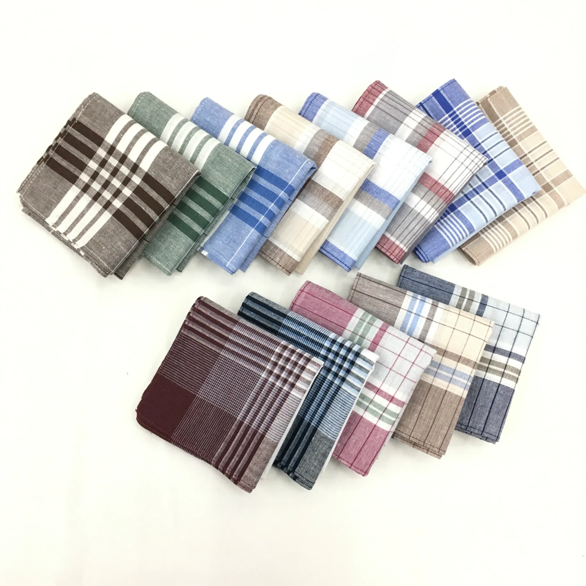 5ชิ้น/ล็อตสแควร์ Multicolor ลายสก๊อตผู้ชายผู้หญิงพ็อกเก็ตสำหรับงานแต่งงานธุรกิจหน้าอกผ้าเช็ดตัวผ้าเช็ดตัวผ้าพันคอ38*38ซม.