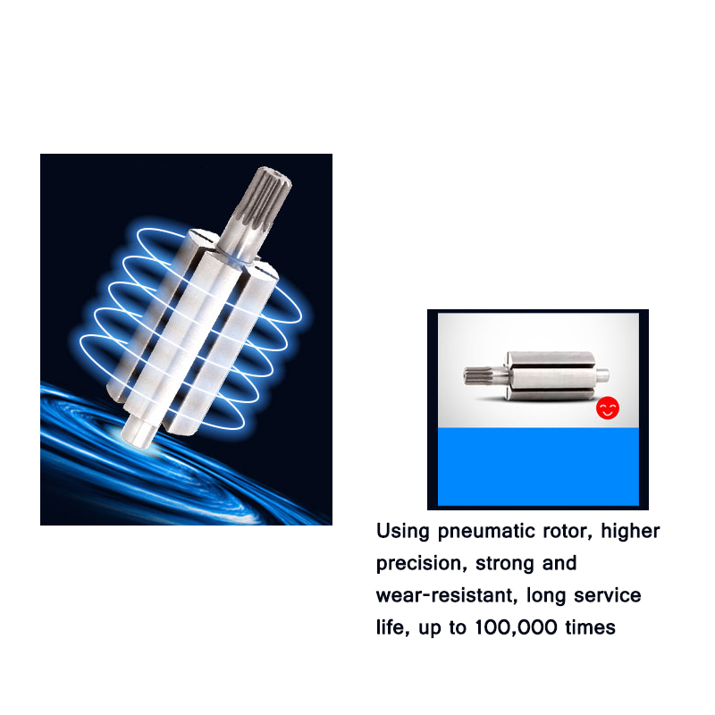 Pneumatische Nietmutterpistole, automatische Kappenmutterpistole, Nietmutter-Werkzeug, eingebetteter Schalldämpfer, drei Arten von Nietschnittstellen
