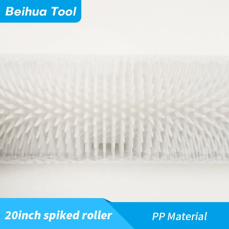20 นิ้ว Spiked Roller แปรง Self-leveling ซีเมนต์เครื่องมือ 50 ซม.พลาสติก Screed Spike Roller berry สําหรับอีพ็อกซี่ชั้นสีเครื่องมือ