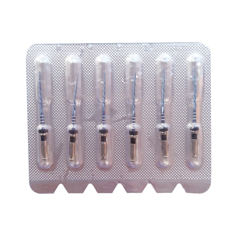 Limas de calor azules recíprocas dentales, instrumento endodóntico de 25mm, R25