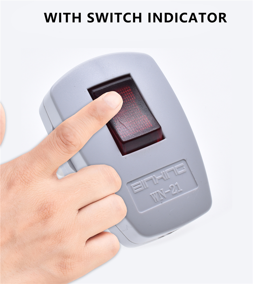 Germania Schuko Spina di alimentazione riavvolgibile con interruttore di alimentazione on-off 250V 10A EU CEE 7/7 Adattatore standard Presa Connettore Tipo F WT