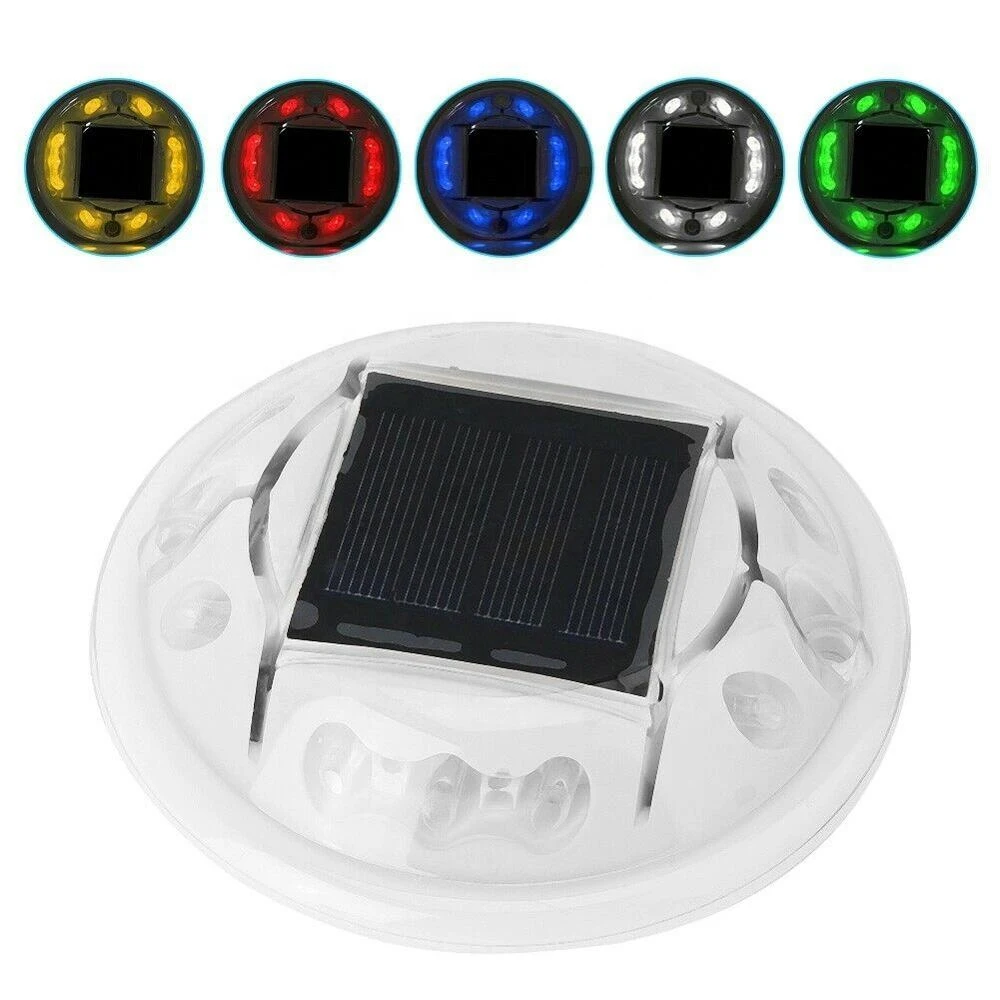 IP65 Năng Lượng Mặt Trời Sàn Tàu Đèn Driveway Dock LED Ngoài Trời Chống Nước Đường Bông Cho Bước Vỉa Hè Cầu Thang Vườn Con Đường Sân